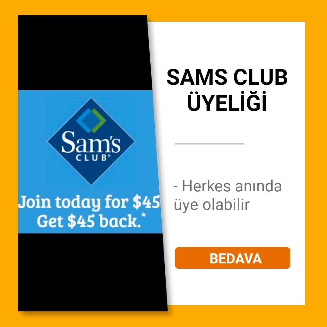 Ücretsiz Sam's Club üyeliği