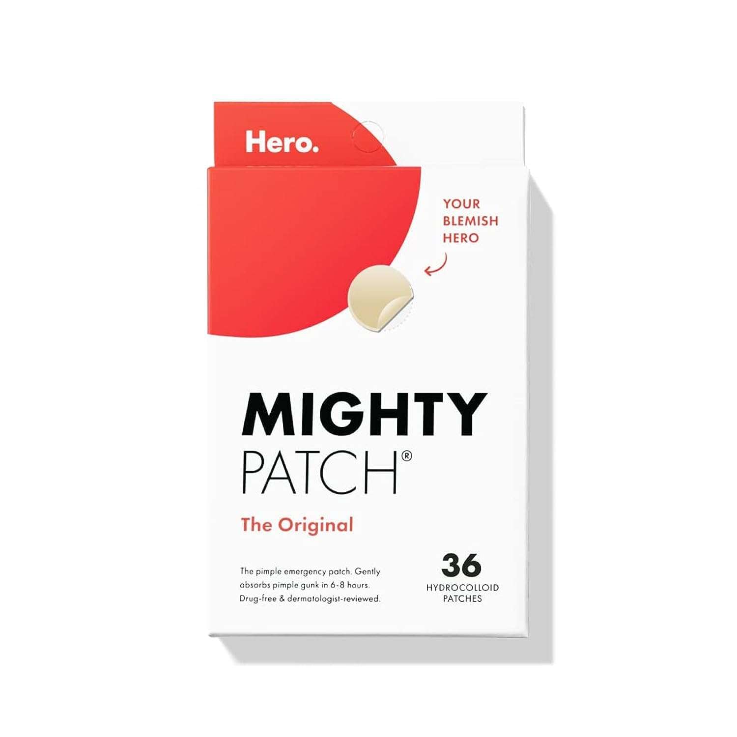 86- Mighty Patch™ Original - Hero Cosmetics Hidrokolloid Sivilce Bandı (36 Adet)