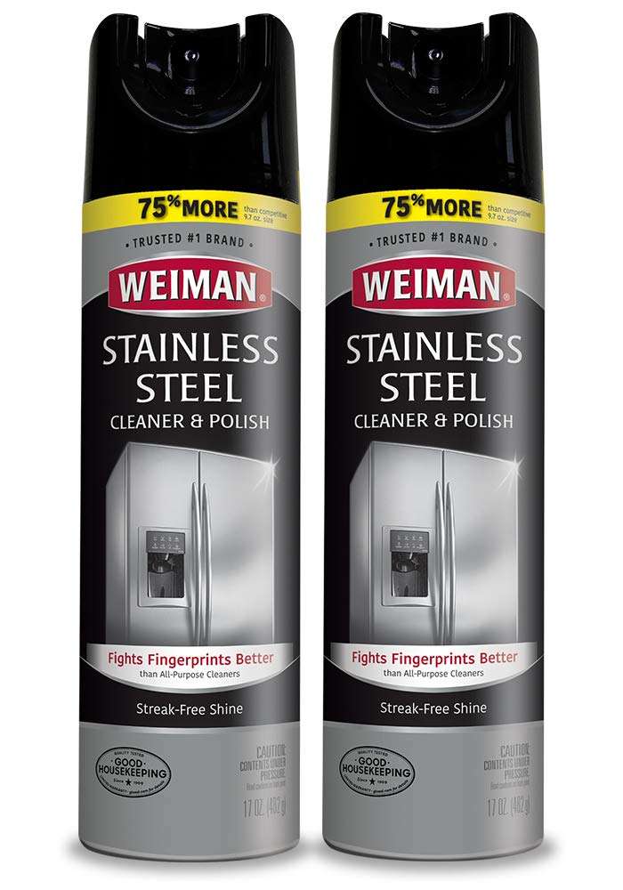 59- Weiman Paslanmaz Çelik Temizleme Spreyi ile Hızlı ve Kolay Temizlik