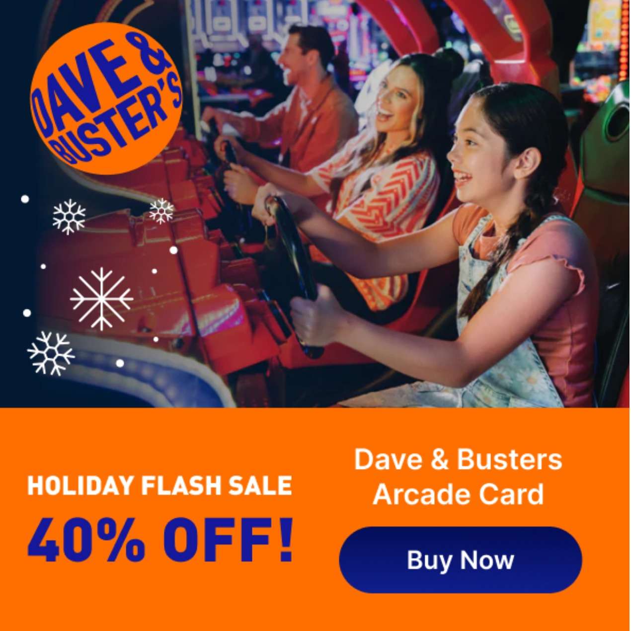 


                                                     Dave & Busters Arcade Card %40 indirim