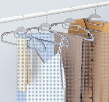 36- Pratik sağlam elbise askısı - Songmics