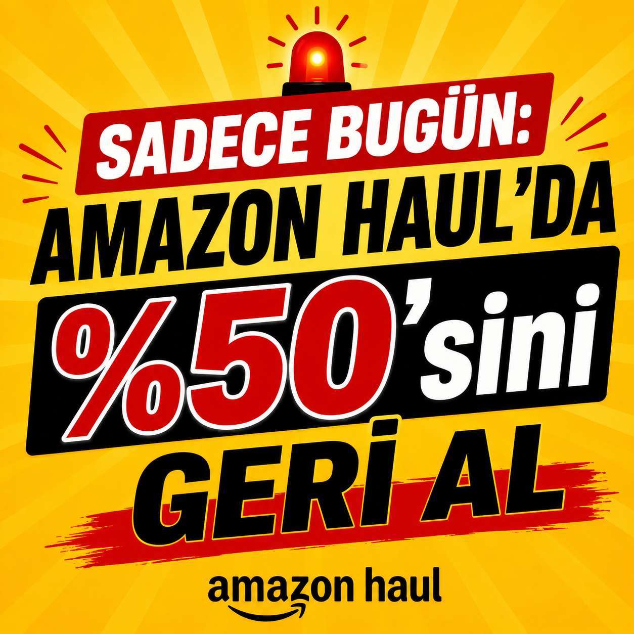 🚨 Today Only: Earn 50% Back on Your Entire Amazon Haul!