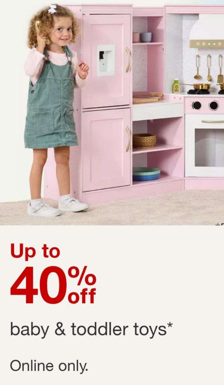 Target çocuk oyuncaklarında %40’a varan indirim 