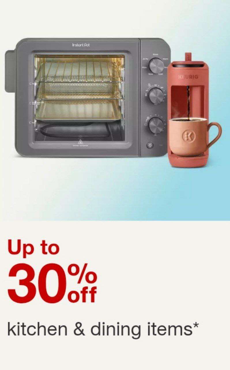 Target mutfak eşyalarında %30’a varan indirim 