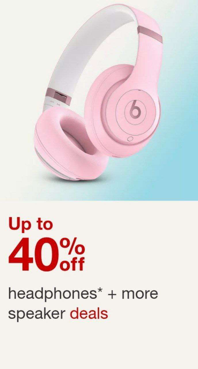 Target kulaklıklarda %40’a varan indirim 