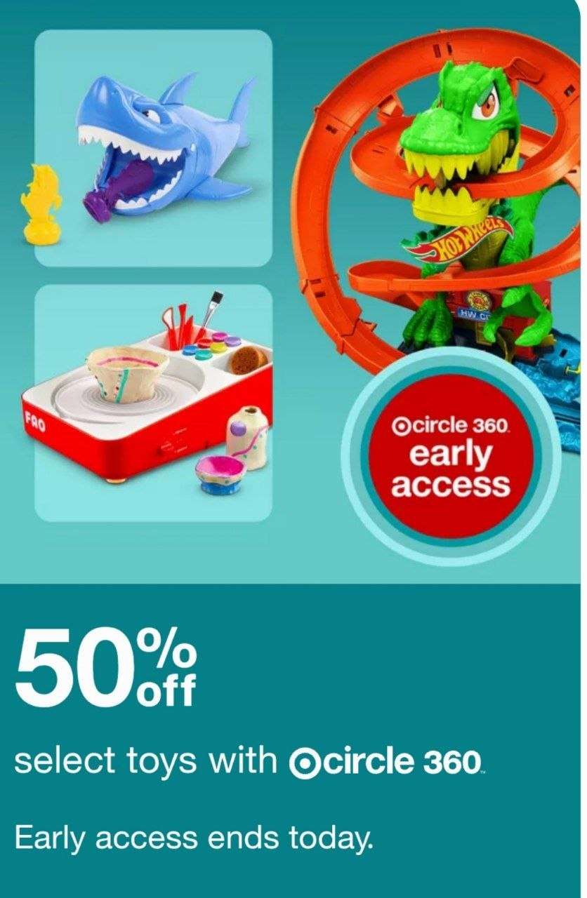 Target oyuncaklarda %50 indirim 