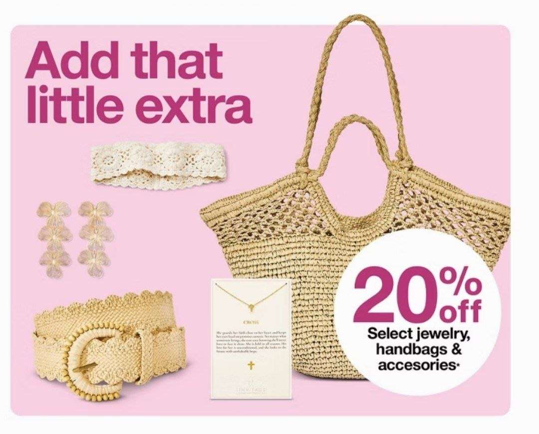 Target takı, el çantası ve aksesuarlarda %20 indirim 