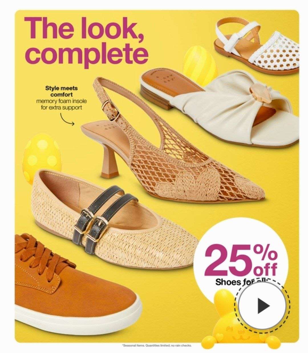 Target ayakkabılarda %25 indirim 