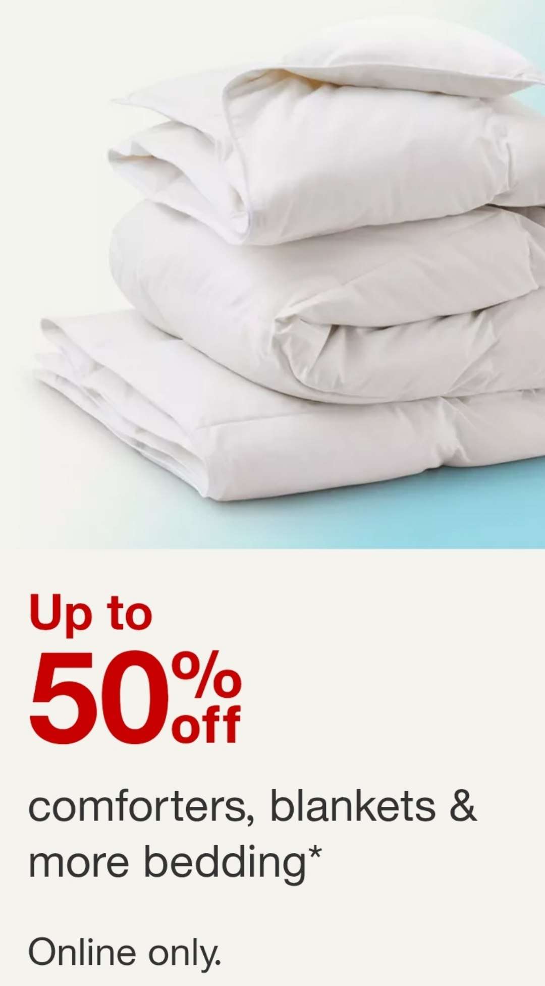 Target yorgan ve battaniyelerde %50’ye varan indirim 