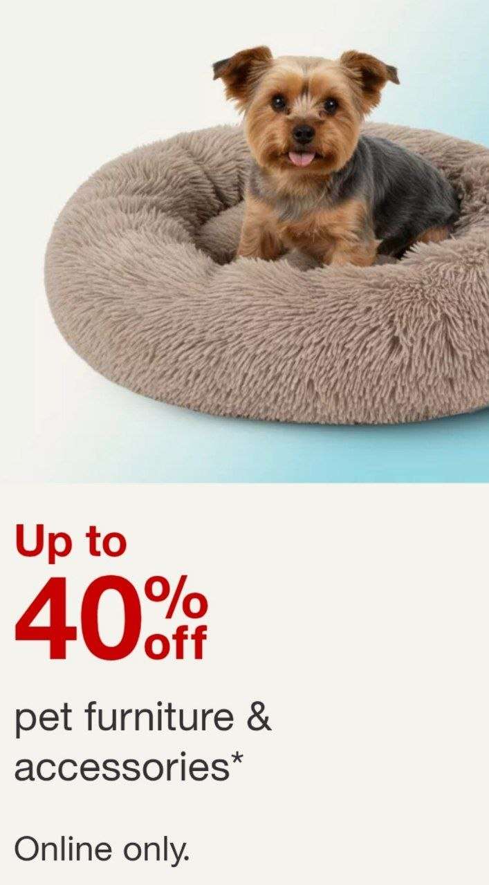 Target evcil hayvan ürünlerinde %40’a varan indirim 