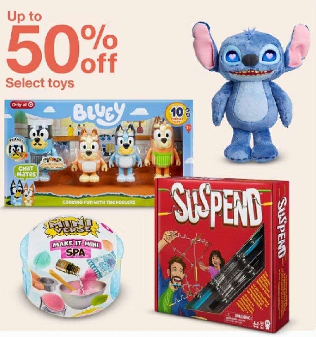 Target seçili oyuncaklarda %50’ye varan indirim 