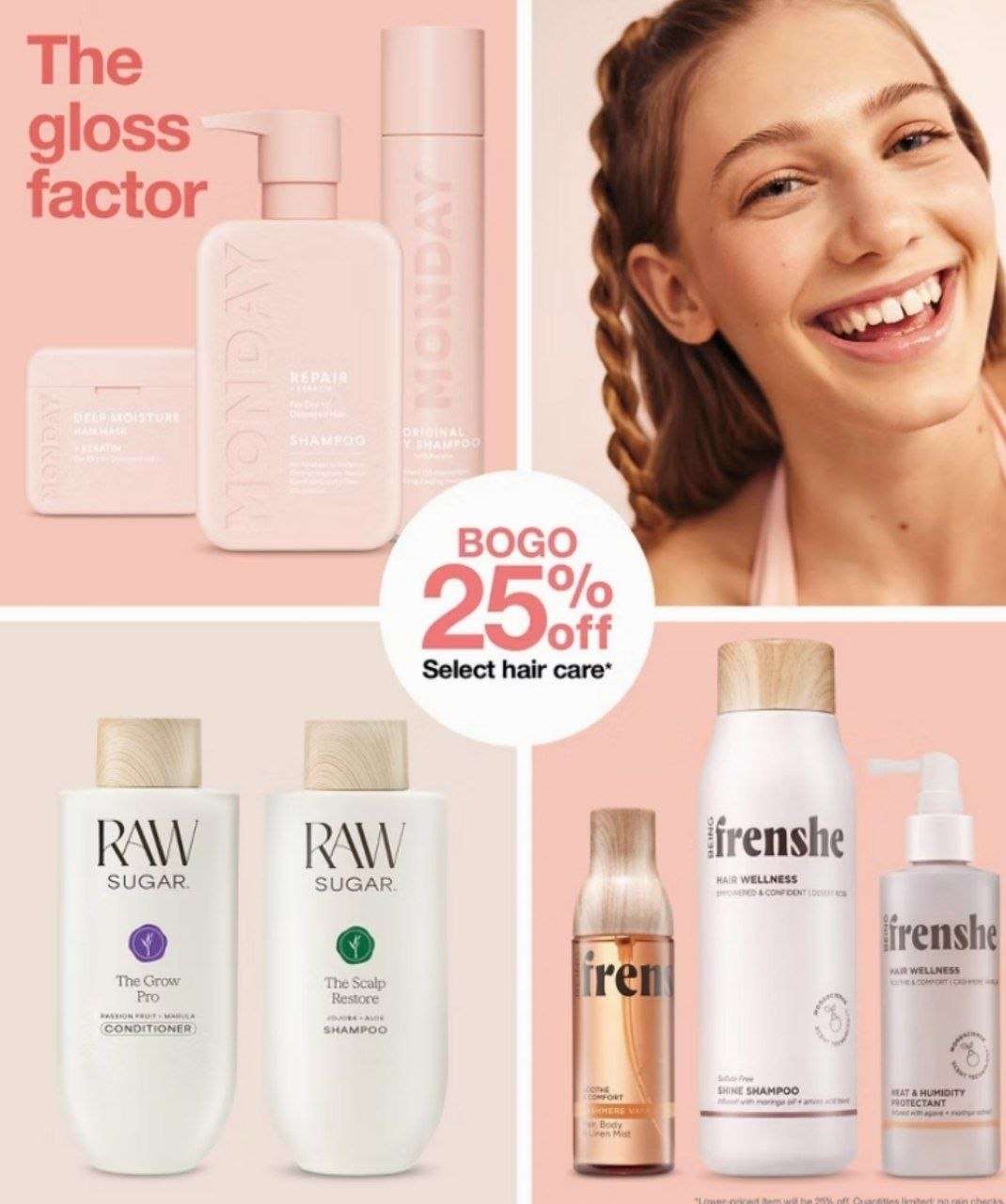 Target saç bakım ürünlerinde 1 alana 2. %25 indirimli 