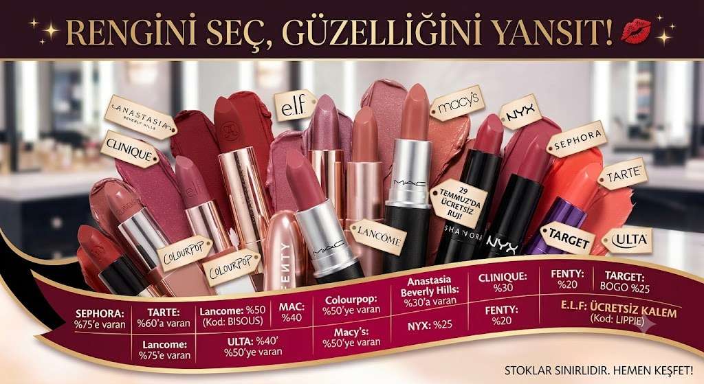 Ulusal Ruj Gününe özel ücretsiz ürünler ve fırsatlar