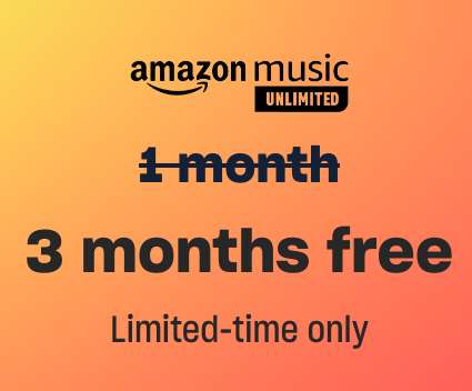 Herkese 3 ay boyunca bedava Amazon Music aboneliği