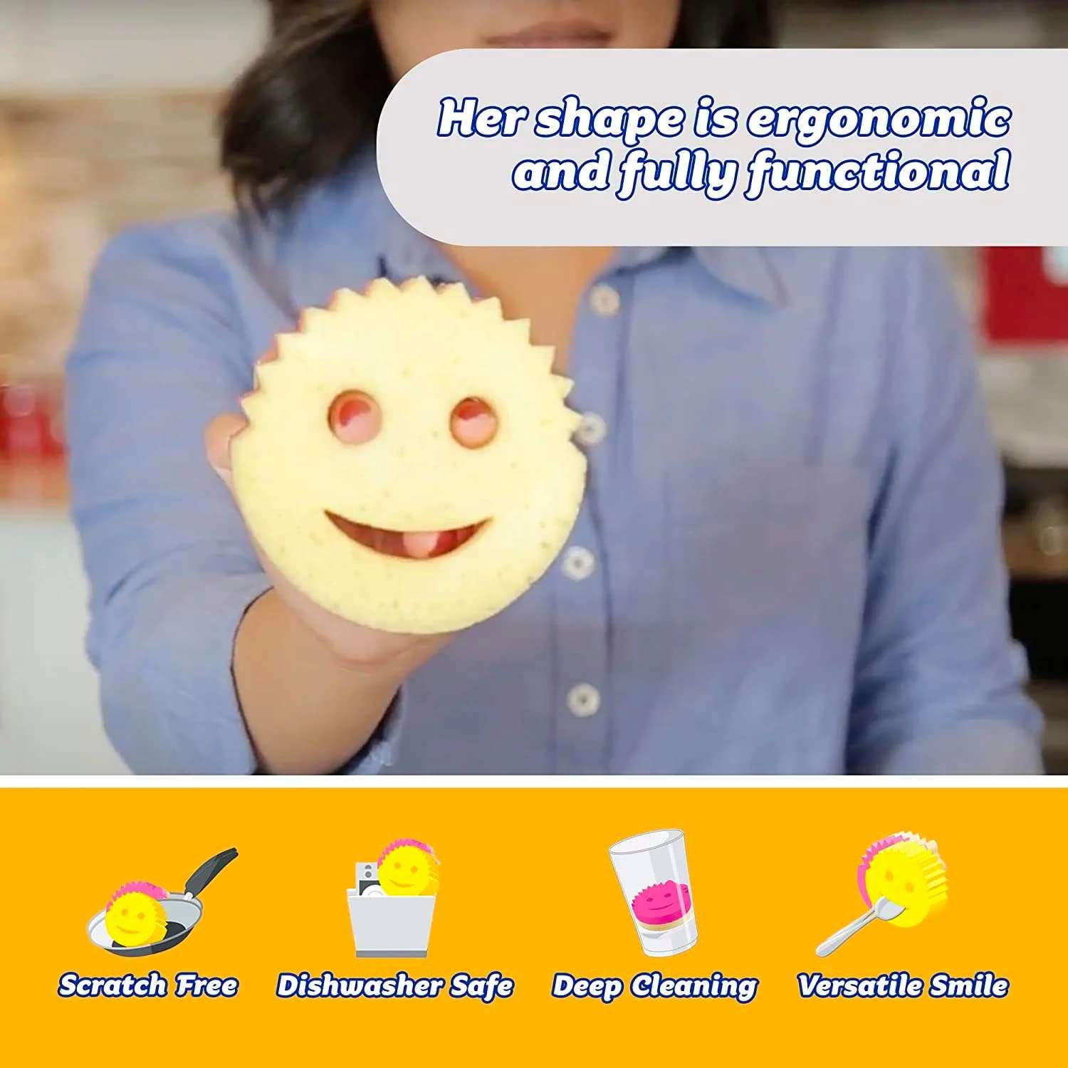 34- Scrub Mommy -  Scrub Daddy markasının yeni ürünü